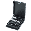 Volkel Metric Q.C.4 Twist drill bits (set of 19 pcs.) for metal 3.0 10.0 mm HSS-G Plastic box VKBITM TV10-67424