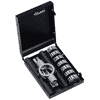 Volkel Metric Metric P.V.92 Round dies (set of 8 pcs.) incl. holder HSS M 3 M 12 HSS Metal case VKDRM TV10-49525